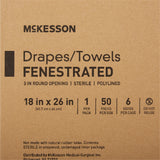 McKesson General Purpose Drape Poly Lined Towel Drape 18 W X 26 L Inch Sterile (65923_CS) 300/CS