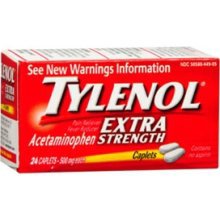Tylenol® Pain Relief 500 mg Strength Acetaminophen Caplet 24 per Bottle (781472_BT) 1/BT