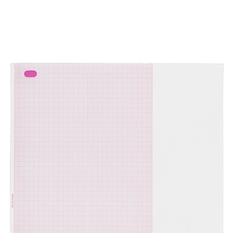 Philips Recording Chart Paper Z-Fold Red Grid (974593_PK) 100/PK