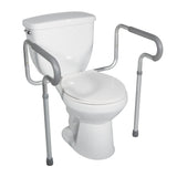 drive™ Toilet Safety Rail White / Gray Aluminum (625739_EA) 1/EA