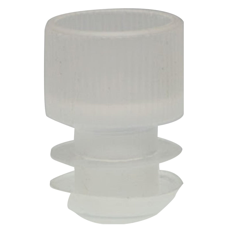 McKesson Tube Closure Polyethylene Flanged Plug Cap Natural 16 mm For Use with 16 mm Blood Drawing Tubes, Glass Test Tubes, Plastic Culture Tubes NonSterile (1175408_CS) 10000/CS