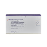 ChloraPrep™ Clear Skin Prep Solution 1 mL Foam Applicator 2% / 70% Strength CHG (Chlorhexidine Gluconate) / Isopropyl Alcohol Sterile (1151673_CS) 240/CS