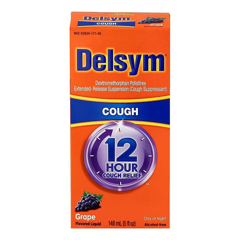 Delsym® Cold and Cough Relief 30 mg / 5 mL Strength Liquid 5 oz. (762946_EA) 1/EA