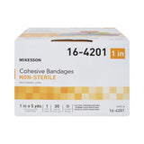 McKesson Cohesive Bandage 1 Inch X 5 Yard Self-adherent Closure Purple / Pink / Green / Light Blue / Royal Blue / Red NonSterile Standard Compression (944355_CS) 30/CS