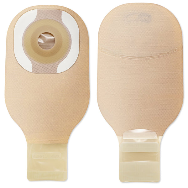 Premier™ Ostomy Pouch One-Piece System 12 Inch Length Convex, Pre-Cut 3/4 Inch Stoma Drainable (1031543_BX) 5/BX