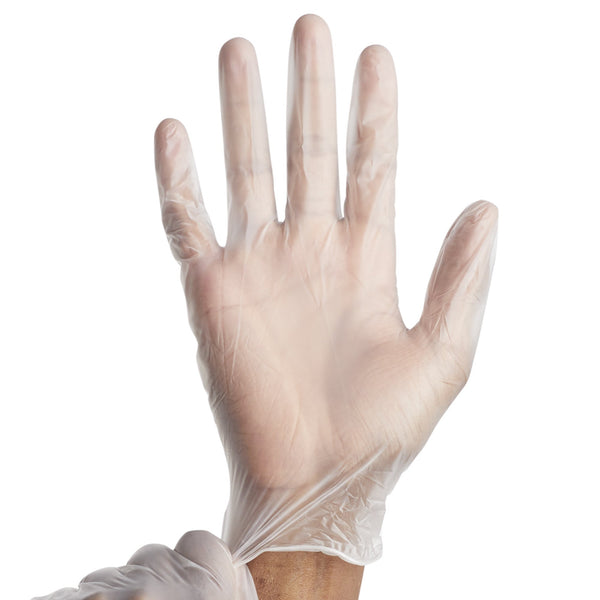 Trilon® Exam Glove X-Large NonSterile Vinyl Standard Cuff Length Smooth Clear Not Rated WITH PROP. 65 WARNING (287772_CS) 1000/CS