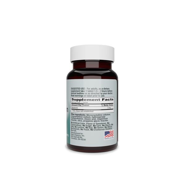 Basic Organics Natural Sleep Aid 60 per Bottle Tablet 3 mg Strength (512846_BT) 1/BT