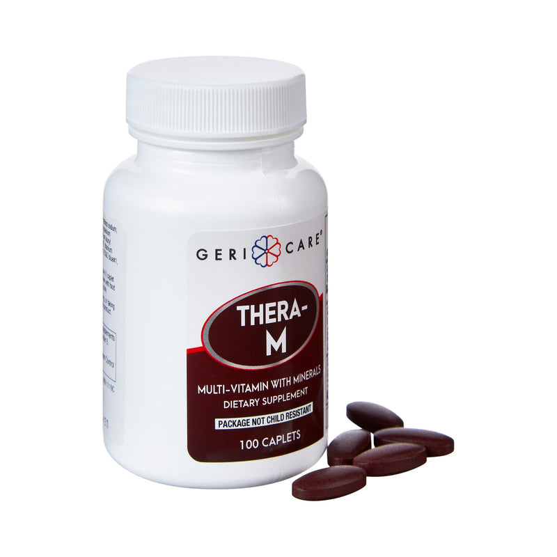 Geri-Care® Multivitamin Supplement with Minerals Tablet 100 per Bottle (633783_CS) 12/CS