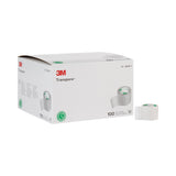 3M™ Transpore™ Medical Tape Transparent 1 Inch X 1-1/2 Yard Plastic NonSterile (6188_BX) 100/BX