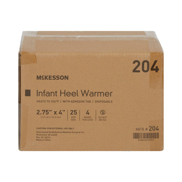 McKesson Instant Infant Heel Warmer Heel One Size Fits Most Sodium Acetate / Water Disposable (911633_EA) 1/EA
