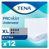 TENA® ProSkin™ Extra Unisex Adult Absorbent Underwear Pull On with Tear Away Seams X-Large Disposable Moderate Absorbency (978895_BG) 12/BG
