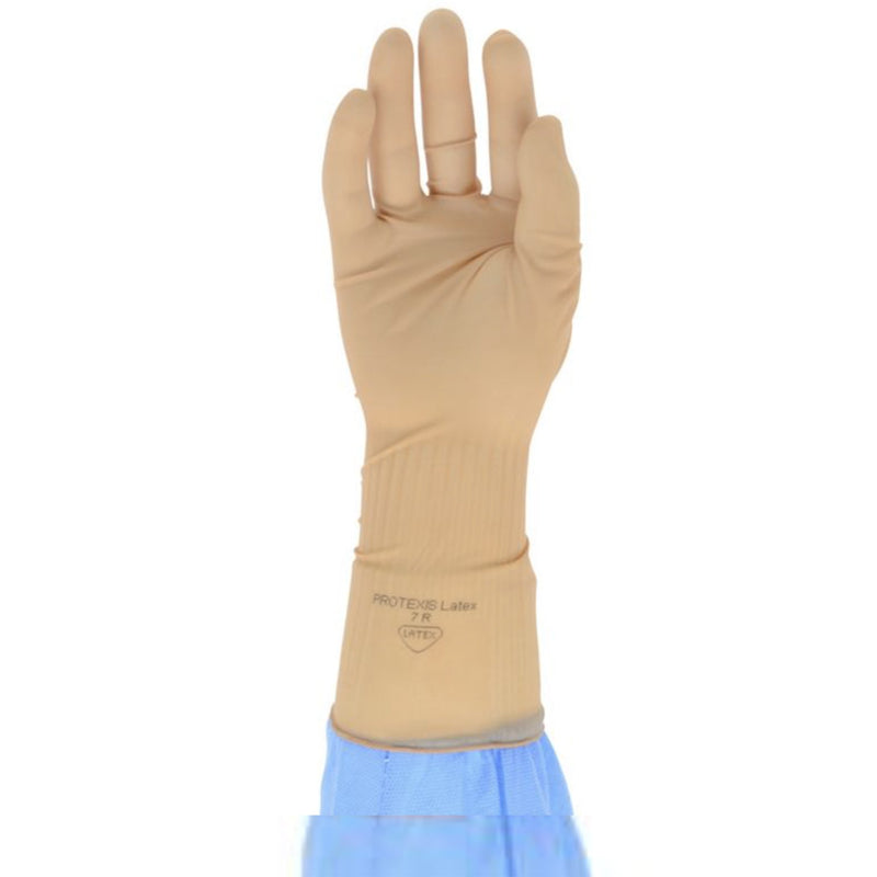 Protexis™ Latex Surgical Glove Size 7 Sterile Latex Standard Cuff Length Smooth Light Brown Not Chemo Approved (807700_PR) 1/PR