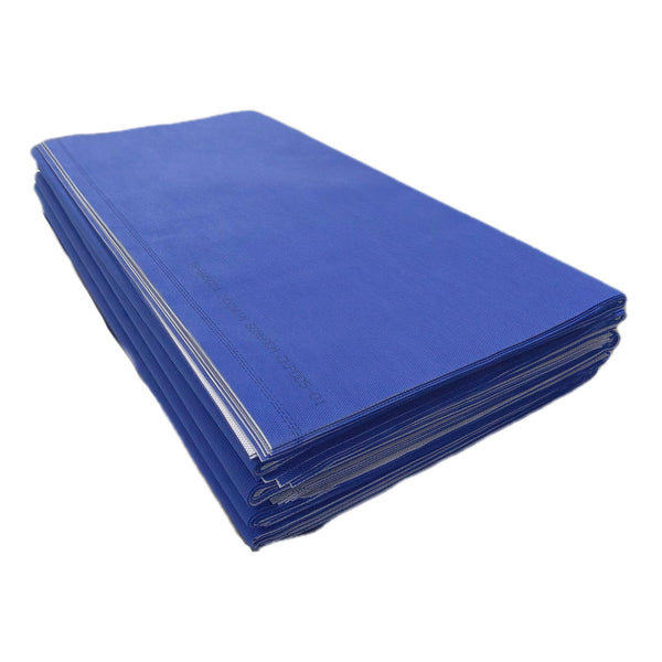McKesson Sterilization Wrap White / Blue 24 X 24 Inch Dual Layer SMS Polypropylene (1243664_BG) 60/BG