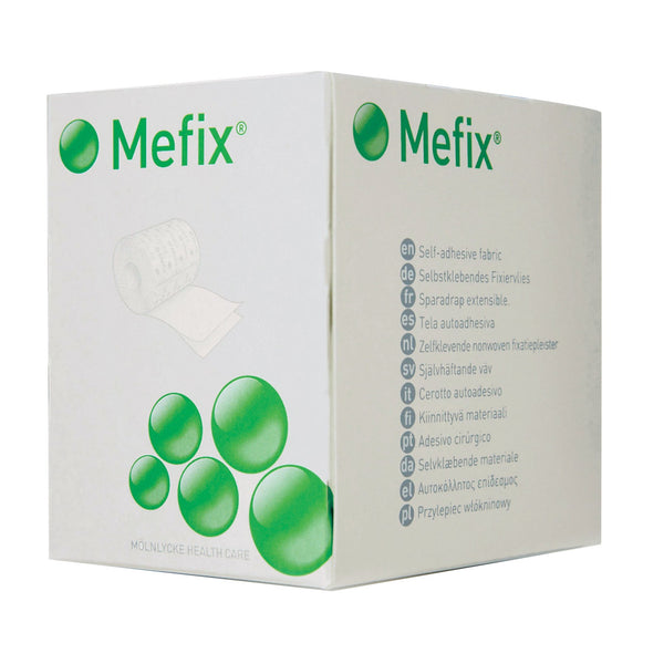 Mefix® Perforated Dressing Retention Tape with Liner White 1 Inch X 11 Yard Nonwoven Spunlace Polyester NonSterile (712219_BX) 1/BX