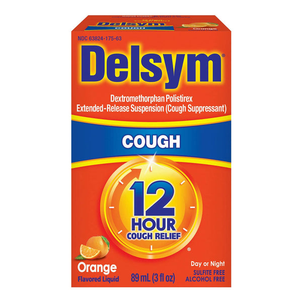 Delsym® Cold and Cough Relief 30 mg / 5 mL Strength Liquid 3 oz. (561519_EA) 1/EA