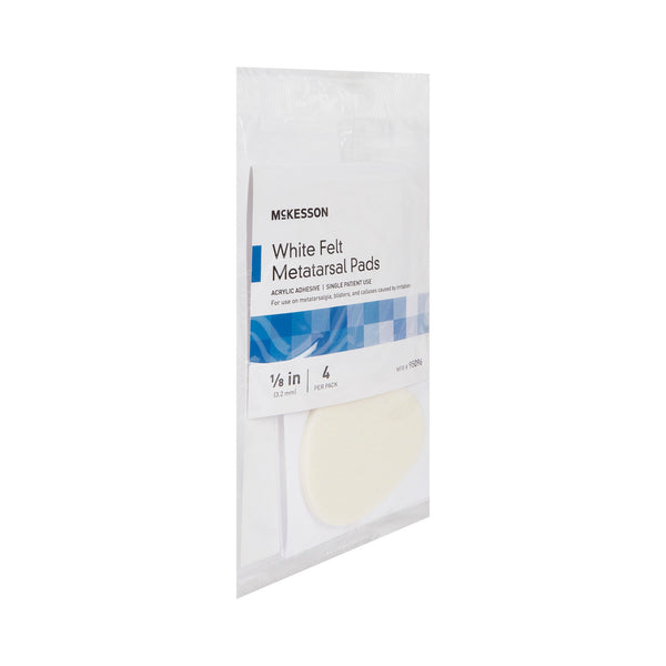 McKesson Pedi-Pads Metatarsal Cushion Size 106-L Adhesive Foot (1066432_PK) 4/PK