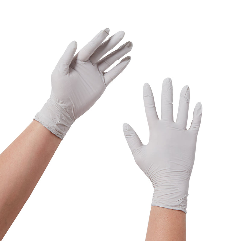 STERLING® Exam Glove X-Small NonSterile Nitrile Standard Cuff Length Textured Fingertips Gray Chemo Tested (783125_BX) 200/BX