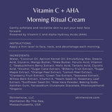 Skintensive® Vitamin C + AHA Morning Ritual Cream Facial Moisturizer 1.6 oz. Jar Unscented Cream (1267987_CS) 12/CS