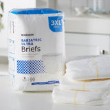 McKesson Ultra Bariatric Unisex Adult Incontinence Brief 3X-Large Disposable Heavy Absorbency (724912_BG) 1/BG