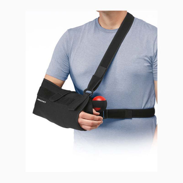 Quick-Fit Shoulder Immobilizer One Size Fits Most Mesh Fabric Hook and Loop Closure With Abduction Pillow Left or Right Shoulder (785301_EA) 1/EA