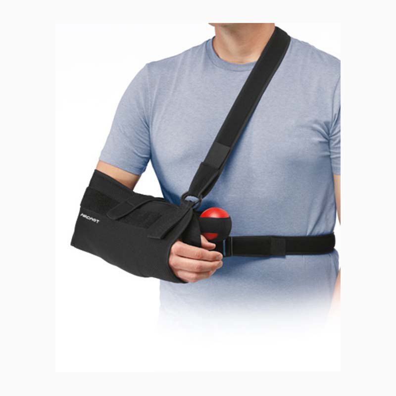 Quick-Fit Shoulder Immobilizer One Size Fits Most Mesh Fabric Hook and Loop Closure With Abduction Pillow Left or Right Shoulder (785301_EA) 1/EA