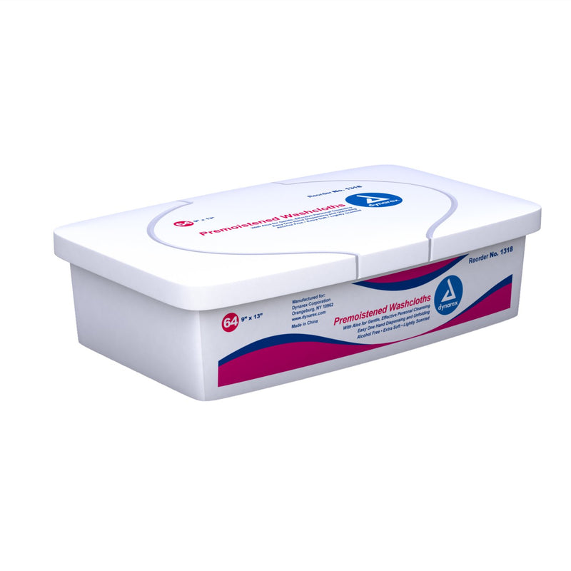 Dynarex® Personal Cleansing Wipe Tub Scented 64 Count (1014347_CS) 8/CS