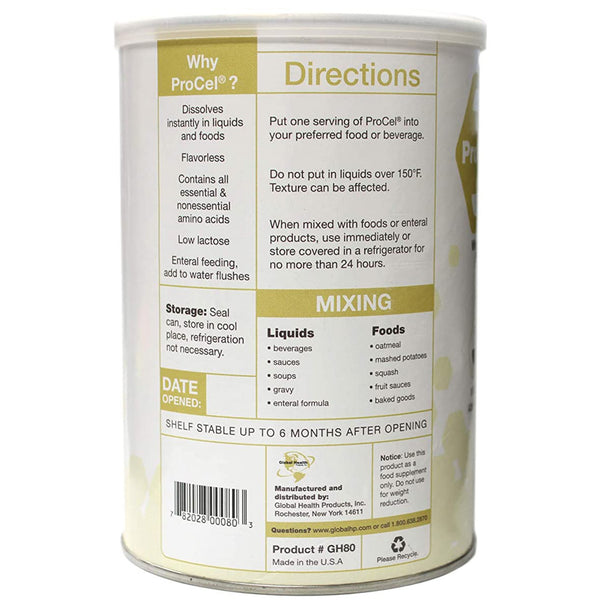 ProCel® Oral Supplement Unflavored Powder 10 oz. Can (671489_EA) 1/EA
