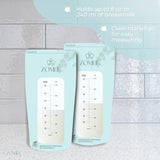 Zomee Breast Milk Storage Bag 8 oz. Food Grade Plastic (1233074_CS) 2000/CS