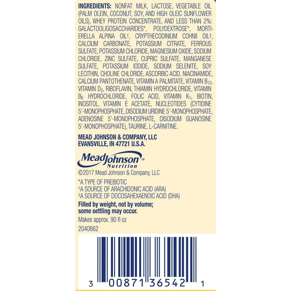 Enfamil® Infant Formula Unflavored 12.5 oz. Can Powder Iron (1141852_CS) 6/CS