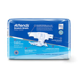 Attends® Stretch Unisex Adult Incontinence Brief Medium / Regular Disposable Heavy Absorbency (980213_BG) 24/BG