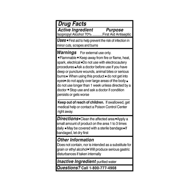 McKesson Brand Antiseptic Isopropyl Alcohol Topical Liquid 16 oz. Bottle (49176_PT) 1/PT