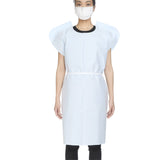 McKesson Patient Exam Gown One Size Fits Most Blue Disposable (145372_CS) 50/CS