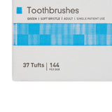 McKesson Toothbrush Green Adult Soft (888502_EA) 1/EA