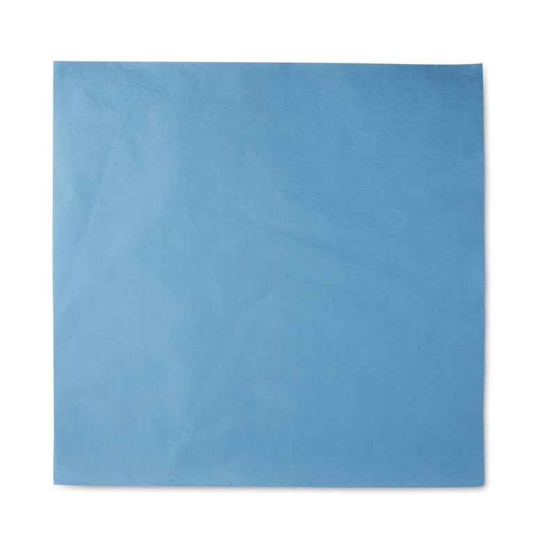 McKesson Sterilization Wrap Blue 20 X 20 Inch Single Layer Cellulose Steam / EO Gas (1156125_BX) 1/BX