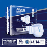 Attends® Overnight Unisex Adult Incontinence Brief X-Large Disposable Heavy Absorbency (1078992_CS) 56/CS