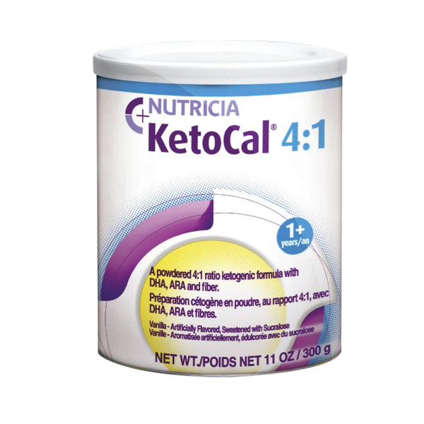 KetoCal® 4:1 Oral Supplement Vanilla Flavor Powder 300 Gram Can (1018615_EA) 1/EA