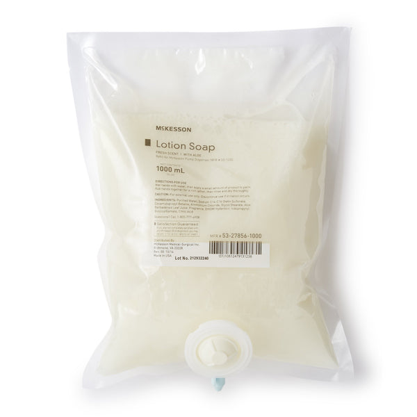McKesson Soap Lotion 1,000 mL Dispenser Refill Bag Fresh Scent (468272_EA) 1/EA