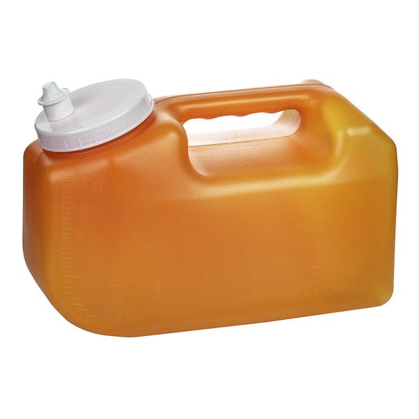 Urisafe® 24 Hour Urine Specimen Collection Container 4-1/2 X 6-1/4 X 9-5/8 Inch 3,000 mL (101 oz.) Screw Cap Unprinted NonSterile (1035055_EA) 1/EA