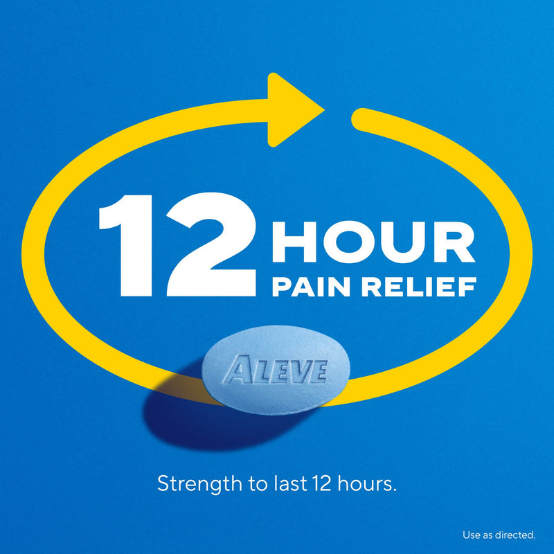 Aleve® Pain Relief 220 mg Strength Naproxen Sodium Tablet 90 per Bottle (1194964_BT) 1/BT