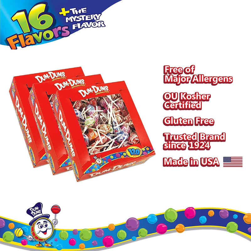 Dum Dums® Lollipop Dum Dums® (447766_BX) 120/BX