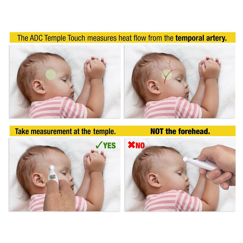 Adtemp™ 427 Temporal Contact Thermometer Temporal Probe Handheld (1241977_EA) 1/EA