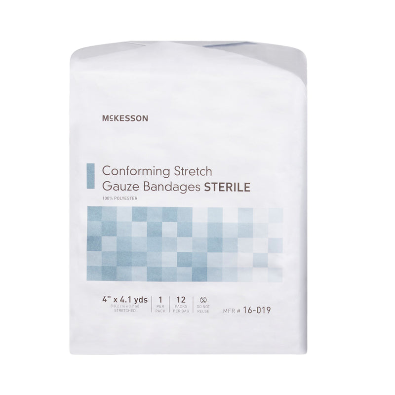 McKesson Conforming Bandage 4 Inch X 4-1/10 Yard Sterile 1 per Pack (999366_RL) 1/RL