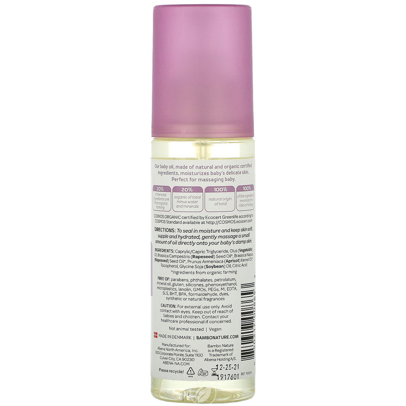 Bambo® Nature Splish Splash Bath Oil 4.9 oz. Bottle Unscented Oil (1192877_EA) 1/EA