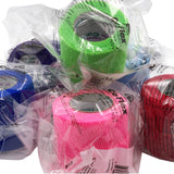 CoFlex® Cohesive Bandage 1-1/2 Inch X 5 Yard Self-Adherent Closure Neon Pink / Blue / Purple / Light Blue / Neon Green / Red NonSterile 14 lbs. Tensile Strength (441154_CS) 48/CS