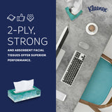 Kleenex® Facial Tissue White 8-1/5 X 8-2/5 Inch 100 Count (60594_CS) 36/CS
