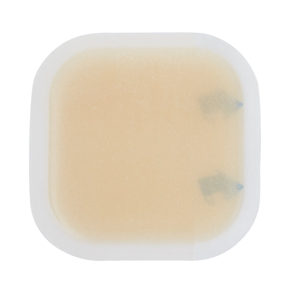 McKesson Hydrocolloid Dressing Waterproof Film Backing 2 X 2 Inch Square Hydrocolloid / Film (882991_CS) 400/CS