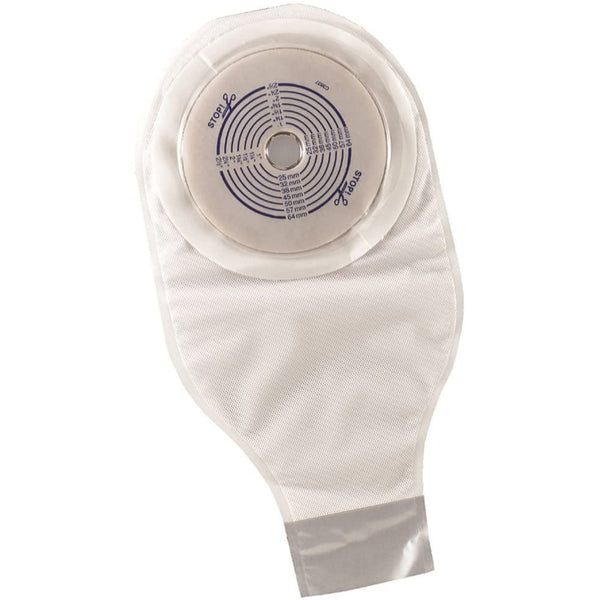 ActiveLife® Ostomy Pouch One-Piece System 12 Inch Length Flat, Trim To Fit, Flexible 19 to 64 mm Stoma Drainable (526053_BX) 20/BX
