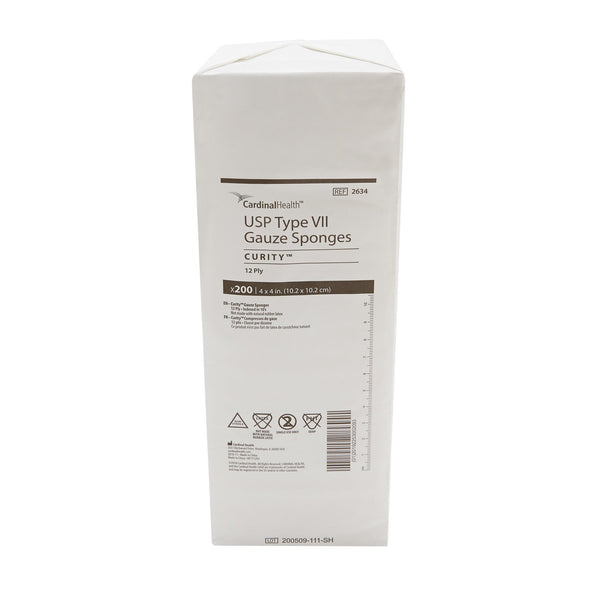 Curity™ Gauze Sponge 4 X 4 Inch 12-Ply NonSterile 200 per Pack (10001_BG) 200/BG
