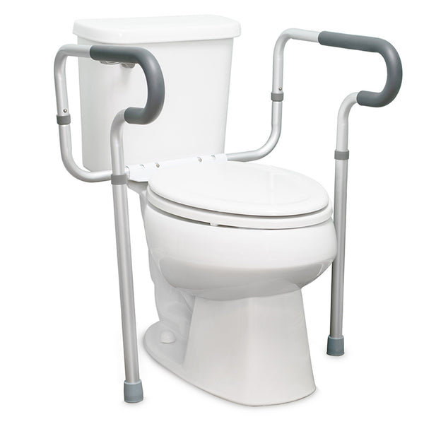 McKesson Toilet Safety Rail Gray Aluminum (1103368_EA) 1/EA