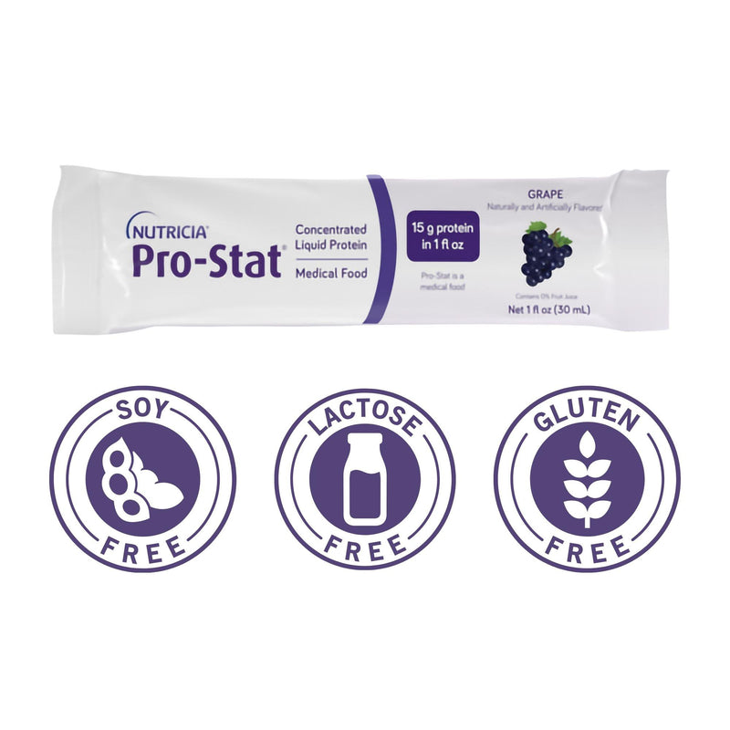 Pro-Stat® Oral Supplement Grape Flavor Liquid 1 oz. Individual Packet (919031_CS) 96/CS